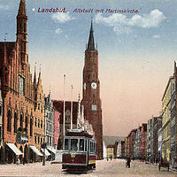 Landshut - Altstadt mit Martinskirche