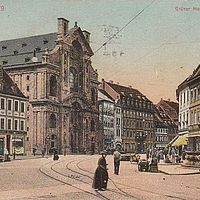 Grüner Markt, Straßenszene 1910