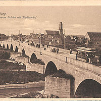 Regensburg - Steinerne Brücke mit Stadtamhof