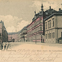 Blick durch die Luitpoldstraße