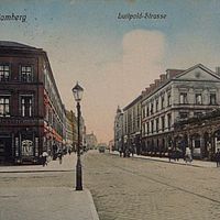 Luitpoldstraße und Café Luitpold