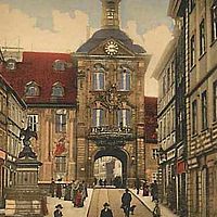 Altes Rathaus - Lithografie